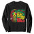 Juneteenth Sweatshirt Celebrate Black Freedom 1865 Dope Dreadlocks Lion Locs Rasta Hair TS02 Black Print Your Wear