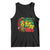 Juneteenth Tank Top Celebrate Black Freedom 1865 Dope Dreadlocks Lion Locs Rasta Hair TS02 Black Print Your Wear