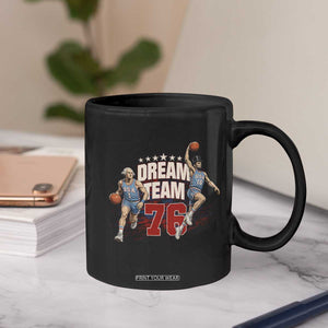 Dream Team 76 Founding Fathers Playing Basketball Coffee Mug Funny George Washington Abraham Lincoln Patriotic Sports Fan TS02 Print Your Wear