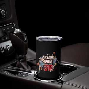 Dream Team 76 Founding Fathers Playing Basketball Tumbler Cup Funny George Washington Abraham Lincoln Patriotic Sports Fan TS02 Print Your Wear