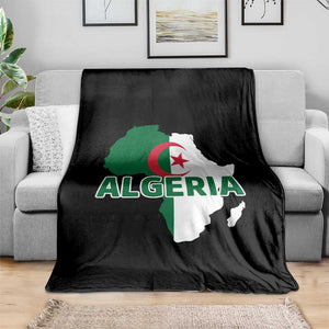 Algeria Algerian Pride Map of Africa Heritage Graphic Throw Blanket Patriotic North African Roots National Flag TS02 Print Your Wear