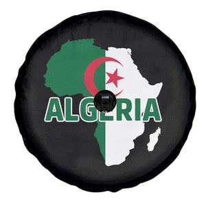 Algeria Algerian Pride Map of Africa Heritage Graphic Spare Tire Cover Patriotic North African Roots National Flag TS02 Print Your Wear