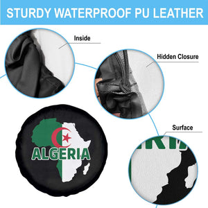Algeria Algerian Pride Map of Africa Heritage Graphic Spare Tire Cover Patriotic North African Roots National Flag TS02 Print Your Wear