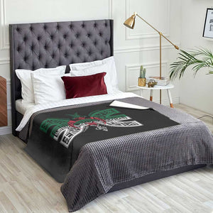 Algeria Amazigh Berber Yaz Symbol Algerian Flag Heritage Graphic Throw Blanket Traditional North African Tribal Culture Art TS02 Print Your Wear