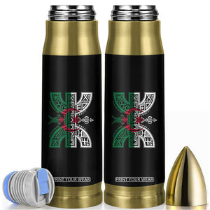 Algeria Amazigh Berber Yaz Symbol Algerian Flag Heritage Graphic Bullet Tumbler Traditional North African Tribal Culture Art TS02 Black Print Your Wear