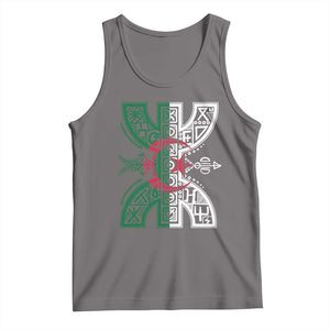 Algeria Amazigh Berber Yaz Symbol Algerian Flag Heritage Graphic Tank Top Traditional North African Tribal Culture Art