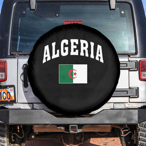 Classic Algeria Varsity Athletic Style Spare Tire Cover Proud Patriotic Algerian Flag