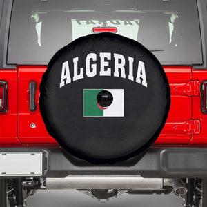 Classic Algeria Varsity Athletic Style Spare Tire Cover Proud Patriotic Algerian Flag