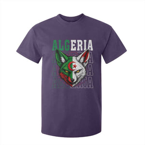 Algerian Fennec Fox Face Algeria National Flag Graphic T Shirt For Kid Proud North African Desert Animal