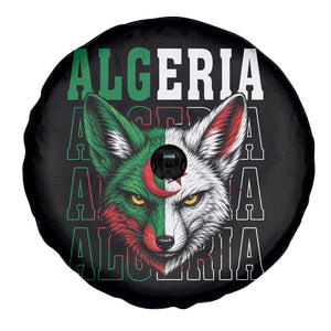 Algerian Fennec Fox Face Algeria National Flag Graphic Spare Tire Cover Proud North African Desert Animal TS02 Print Your Wear