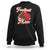 Football Mom Sweatshirt Women Game Day Sunday Funday Rugby Helmet TS02 Black Printyourwear