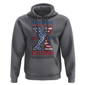 X Generation Hoodie Proud Member Of The F Your Feelings Gen X 1965 1981 American Flag TS02 Charcoal Print Your Wear