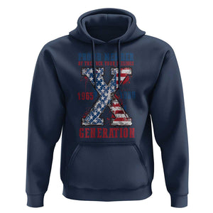 X Generation Hoodie Proud Member Of The F Your Feelings Gen X 1965 1981 American Flag TS02 Navy Print Your Wear