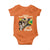 Jamaica People's National Party PNP Supporter Baby Onesie Patriotic Political Leaders Tribute Jamaican Flag TS02 Orange Print Your Wear