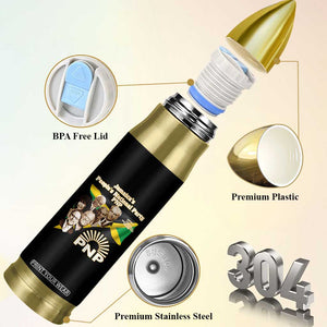 Jamaica People's National Party PNP Supporter Bullet Tumbler Patriotic Political Leaders Tribute Jamaican Flag TS02 Print Your Wear