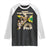 Jamaica People's National Party PNP Supporter Raglan Shirt Patriotic Political Leaders Tribute Jamaican Flag TS02 Black White Print Your Wear