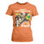 Jamaica People's National Party PNP Supporter T Shirt For Women Patriotic Political Leaders Tribute Jamaican Flag TS02 Orange Print Your Wear