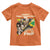 Jamaica People's National Party PNP Supporter Toddler T Shirt Patriotic Political Leaders Tribute Jamaican Flag TS02 Orange Print Your Wear
