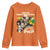 Jamaica People's National Party PNP Supporter Youth Sweatshirt Patriotic Political Leaders Tribute Jamaican Flag TS02 Orange Print Your Wear