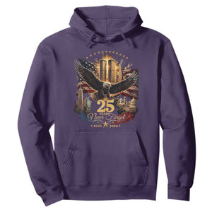 Patriotic American Eagle 9 11 Memorial 25th Anniversary Hoodie 25 Years 2021 2026 Never Forget
