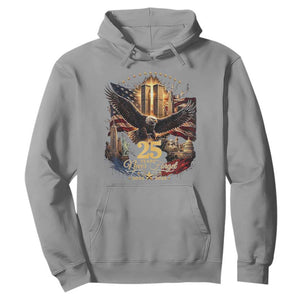 Patriotic American Eagle 9 11 Memorial 25th Anniversary Hoodie 25 Years 2021 2026 Never Forget