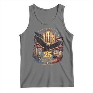 Patriotic American Eagle 9 11 Memorial 25th Anniversary Tank Top 25 Years 2021 2026 Never Forget