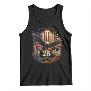 Patriotic American Eagle 9 11 Memorial 25th Anniversary Tank Top 25 Years 2021 2026 Never Forget