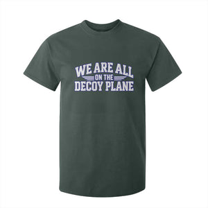 We Are All On The Decoy Plane Theories Aviator Wings Blue T Shirt For Kid Funny Satirical Meme Conspiracy Commentary