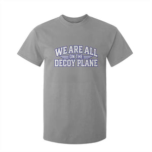 We Are All On The Decoy Plane Theories Aviator Wings Blue T Shirt For Kid Funny Satirical Meme Conspiracy Commentary
