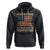 Funny Quotes Hoodie In My Defense I Was Left Unsupervised American Flag TS02 Black Printyourwear