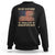 Funny Quotes Sweatshirt In My Defense I Was Left Unsupervised American Flag TS02 Black Printyourwear