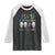 ADHD Awareness Raglan Shirt It's Not A Disability It's A Different Ability TS02 Black White Print Your Wear