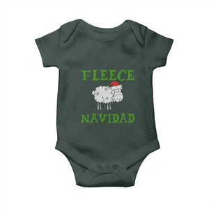 Funny Christmas Sheep Baby Onesie Fleece Navidad Feliz Festive Xmas TS02 Print Your Wear