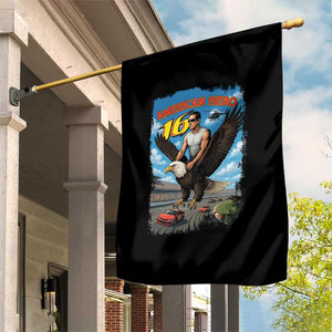 Patriotic Americanana Speed Legend 16 Tribute Garden Flag American Hero Bald Eagle Speedway Memorial TS02 Print Your Wear