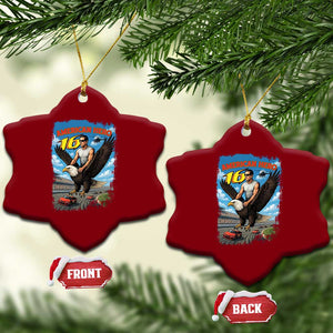 Patriotic Americanana Speed Legend 16 Tribute Ceramic Ornament American Hero Bald Eagle Speedway Memorial TS02 Print Your Wear