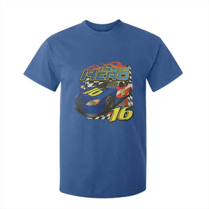 Vintage Americana Speed Legend 16 Tribute T Shirt For Kid American Hero #16 Stock Car Memorial - Print Your Wear