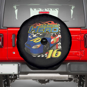 Vintage Americana Speed Legend 16 Tribute Spare Tire Cover American Hero #16 Stock Car Memorial - Print Your Wear
