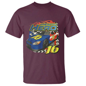 Vintage Americana Speed Legend 16 Tribute T Shirt American Hero #16 Stock Car Memorial - Print Your Wear