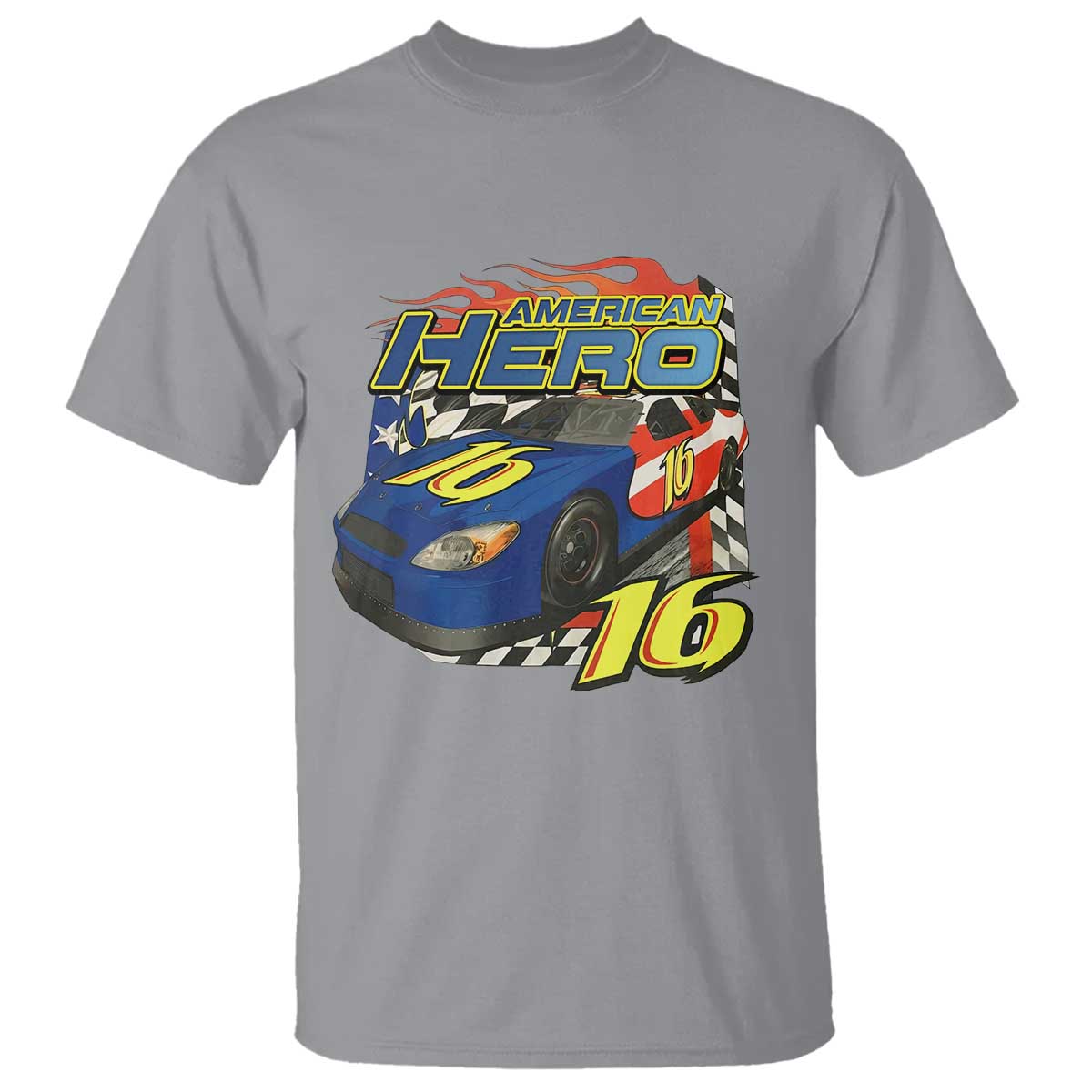 Vintage Americana Speed Legend 16 Tribute T Shirt American Hero #16 Stock Car Memorial - Print Your Wear