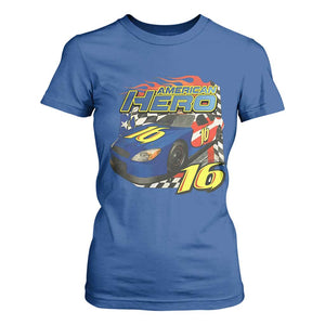 Vintage Americana Speed Legend 16 Tribute T Shirt For Women American Hero #16 Stock Car Memorial - Print Your Wear