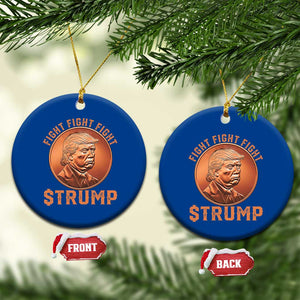 Trump Bitcoin 2025 Ceramic Ornament 47th President Coin Cryptocurrency TS02 1pc Blue Print Your Wear