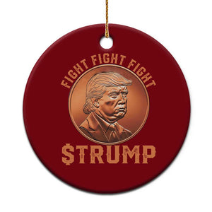 Trump Bitcoin 2025 Ceramic Ornament 47th President Coin Cryptocurrency TS02 1pc Red Print Your Wear