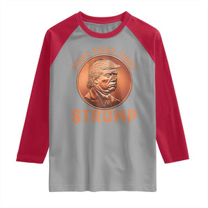 Trump Bitcoin 2025 Raglan Shirt 47th President Coin Cryptocurrency TS02 Sport Gray Red Print Your Wear