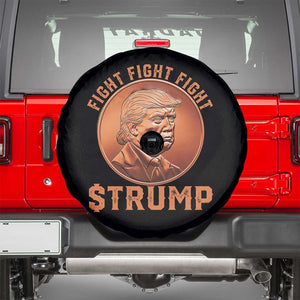 Trump Bitcoin 2025 Spare Tire Cover 47th President Coin Cryptocurrency TS02 Black Print Your Wear