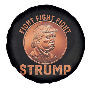 Trump Bitcoin 2025 Spare Tire Cover 47th President Coin Cryptocurrency TS02 Print Your Wear