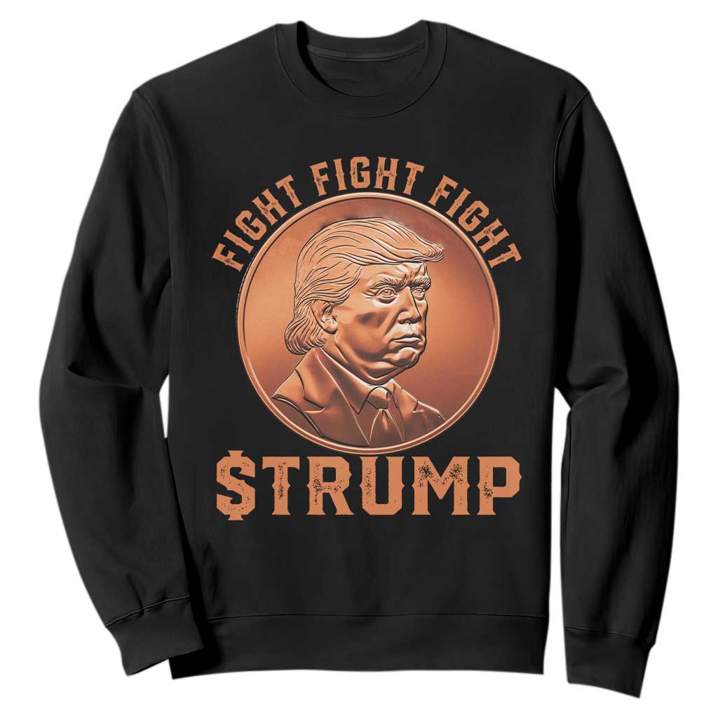 Trump Bitcoin 2025 Sweatshirt 47th President Coin Cryptocurrency TS02 Black Print Your Wear