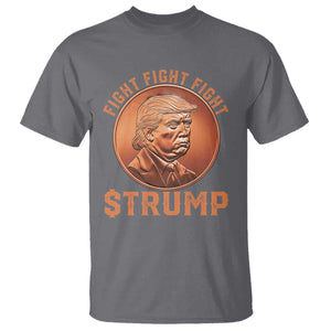 Trump Bitcoin 2025 T Shirt 47th President Coin Cryptocurrency TS02 Charcoal Print Your Wear