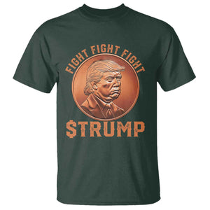 Trump Bitcoin 2025 T Shirt 47th President Coin Cryptocurrency TS02 Dark Forest Green Print Your Wear
