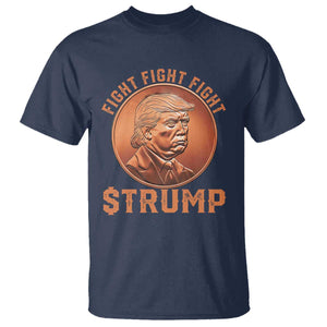 Trump Bitcoin 2025 T Shirt 47th President Coin Cryptocurrency TS02 Navy Print Your Wear