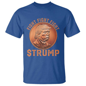 Trump Bitcoin 2025 T Shirt 47th President Coin Cryptocurrency TS02 Royal Blue Print Your Wear